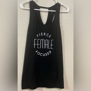 CHAMPION “Fierce Focused Female” Racerback Tank Top- Size M